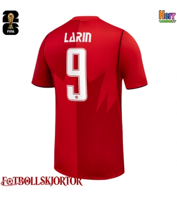 Kanada Cyle Larin #9 Hemmatröja VM 2026 Kortärmad